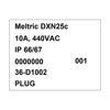 Meltric 36-D1002 PLUG 36-D1002